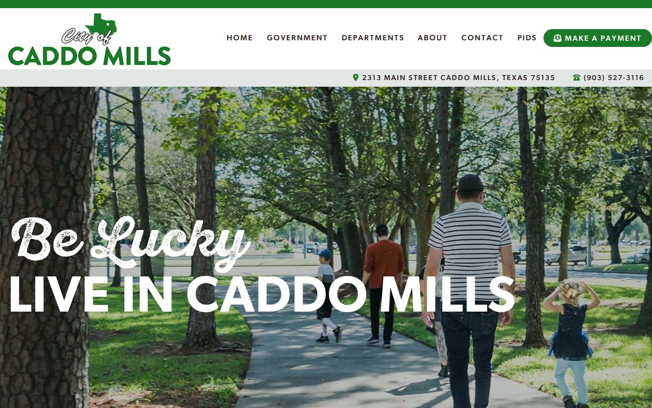 Caddo Mills city context for municipal court docket access